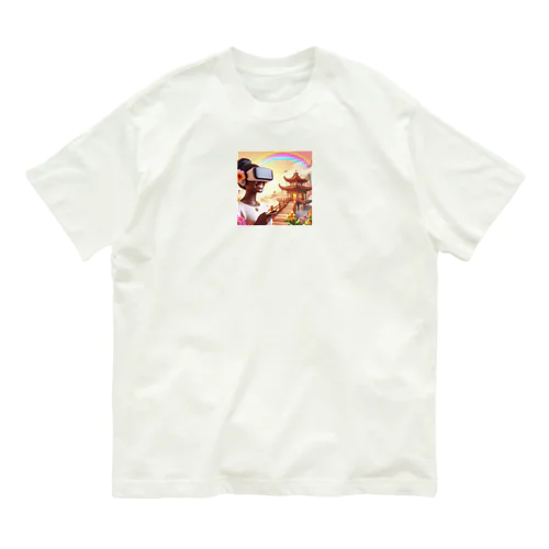 VR女子 オーガニックコットンTシャツ