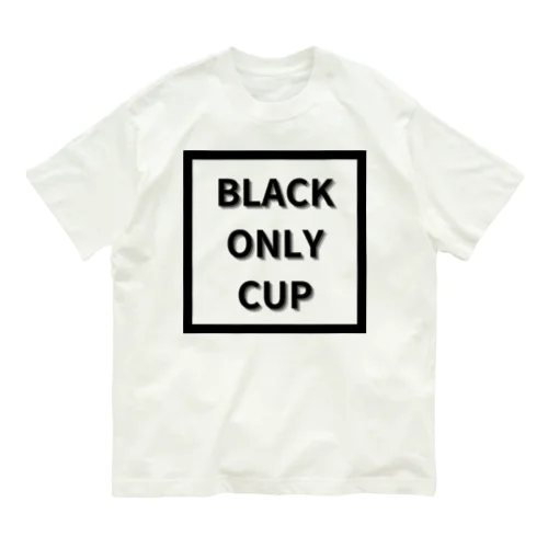 BLACK オーガニックコットンTシャツ