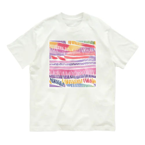波動オーラ　-ス・テキスタイル１- Organic Cotton T-Shirt
