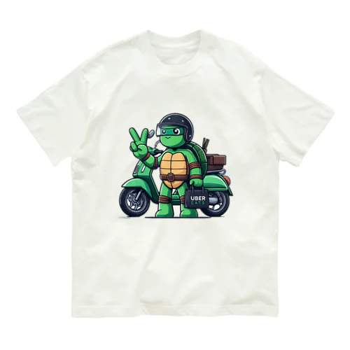 カメライダー　ピース オーガニックコットンTシャツ