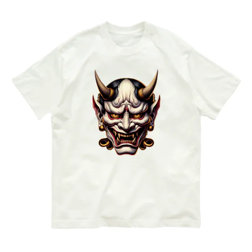 般若面影 - Hannya Visage Tee オーガニックコットンTシャツ