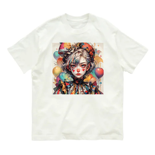 JK-005 Pierrot girl オーガニックコットンTシャツ