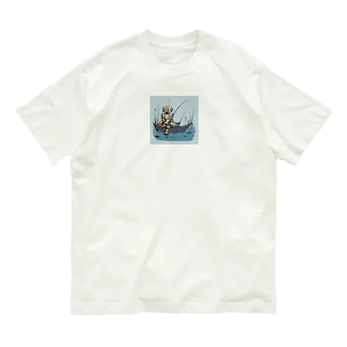 釣りロボット Organic Cotton T-Shirt