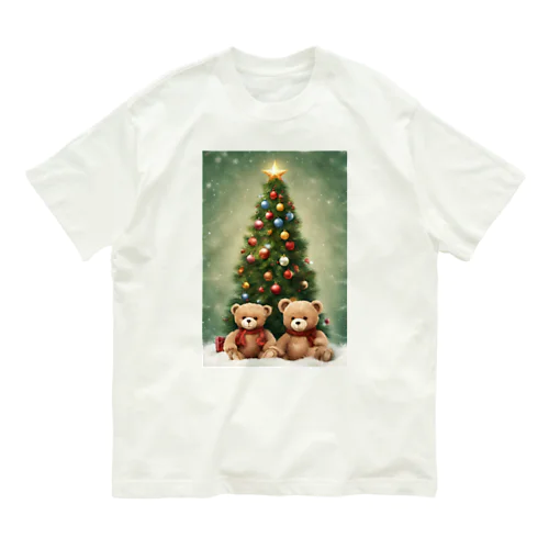 テディーベア兄弟のクリスマス Organic Cotton T-Shirt