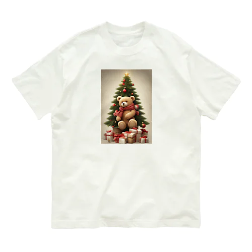 クリスマス テディーベアの思い出 Organic Cotton T-Shirt