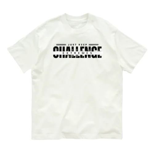 "Challenge Extremes" Graphic Tee & Merch オーガニックコットンTシャツ