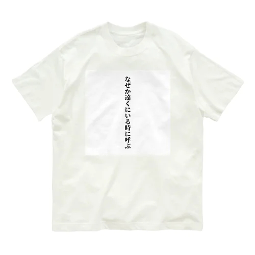 一部地域での流行文句シリーズ オーガニックコットンTシャツ