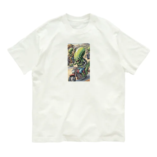 宇宙人ライダー Organic Cotton T-Shirt