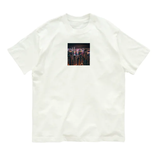 香港の夜景グッズ Organic Cotton T-Shirt