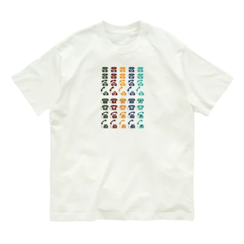 テレフォンマークいろいろ オーガニックコットンTシャツ