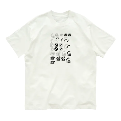 テレフォンマーク いろいろ Organic Cotton T-Shirt