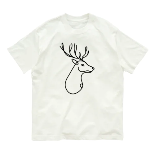 シンプル・トナカイ Organic Cotton T-Shirt