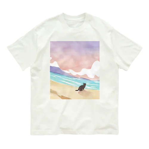 海とのら猫 Organic Cotton T-Shirt