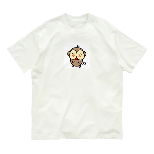 お猿 Organic Cotton T-Shirt