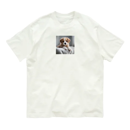 子犬のメロくん オーガニックコットンTシャツ