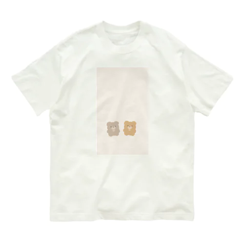 ２頭のくま Organic Cotton T-Shirt