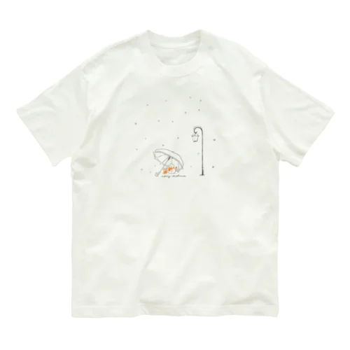 スノーマンとメリークリスマス Organic Cotton T-Shirt