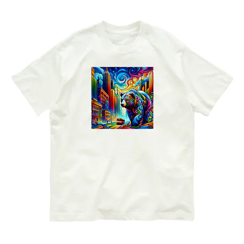街のクマさん Organic Cotton T-Shirt