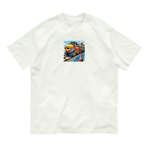 トレインフィッシュ オーガニックコットンTシャツ