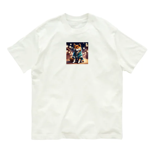 パーカー柴犬 Organic Cotton T-Shirt