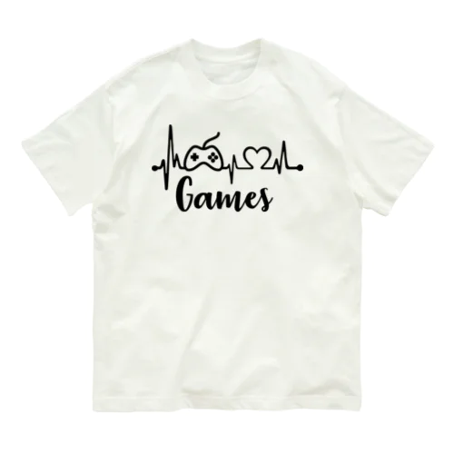 Hearts Games オーガニックコットンTシャツ