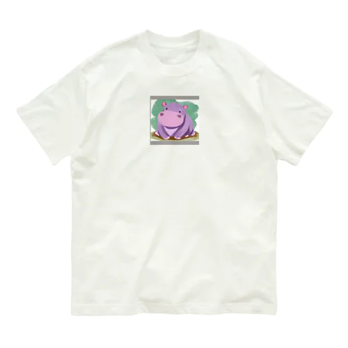 カバさん オーガニックコットンTシャツ