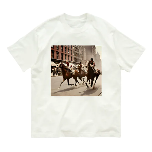 classic horse オーガニックコットンTシャツ