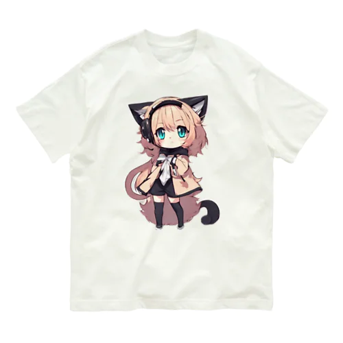 鮮やかな色使い オーガニックコットンTシャツ