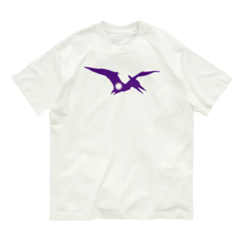 Dinosaurs monogram8 オーガニックコットンTシャツ