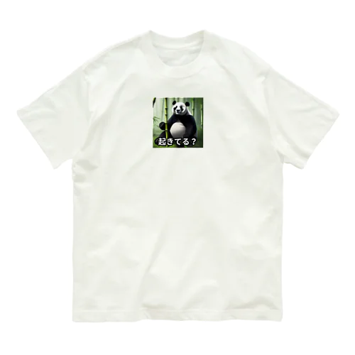 早起きパンダ Organic Cotton T-Shirt