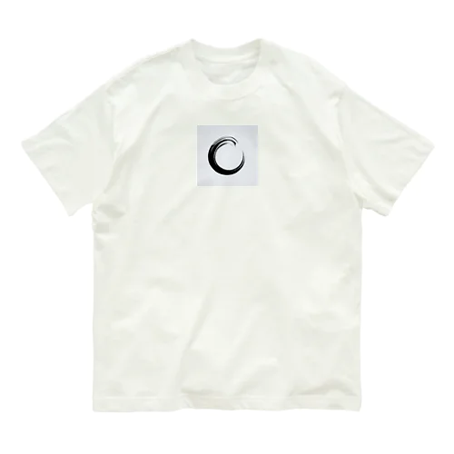 シンプル一筆書き Organic Cotton T-Shirt