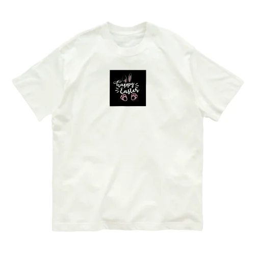 ハッピーウサギ Organic Cotton T-Shirt