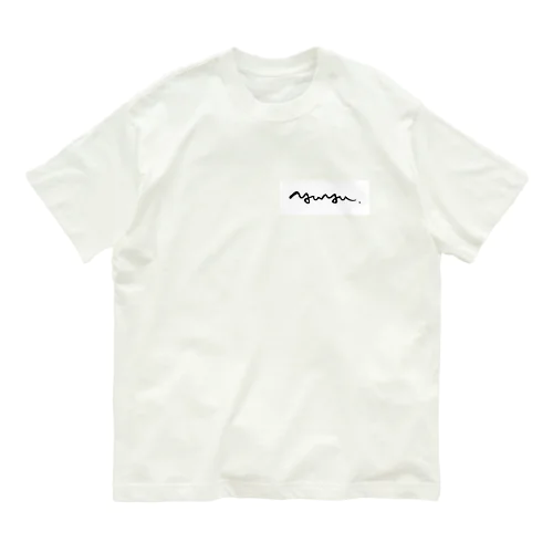 yuyu.シンプルロゴアイテム オーガニックコットンTシャツ