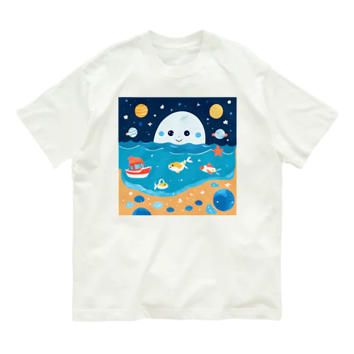 宇宙と海の仲間たち Organic Cotton T-Shirt