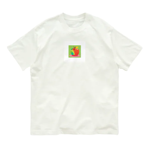 りんりんりんご オーガニックコットンTシャツ