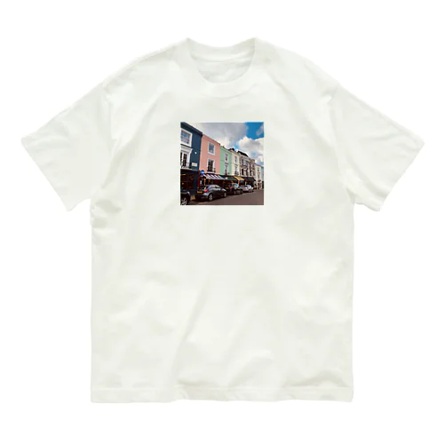 Notting Hillの街並み オーガニックコットンTシャツ