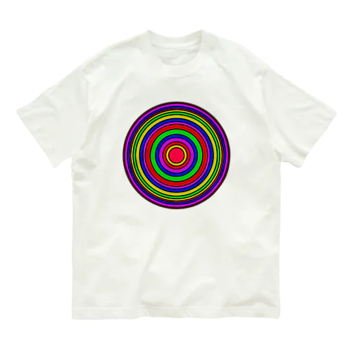 同心円 Organic Cotton T-Shirt