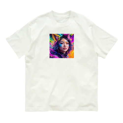 「色彩の少女の冒険 - Shikisai no Shōjo no Bōken: Adventure of the Girl from the World of Colors」 Organic Cotton T-Shirt