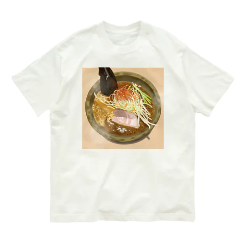 ラーメン2 オーガニックコットンTシャツ