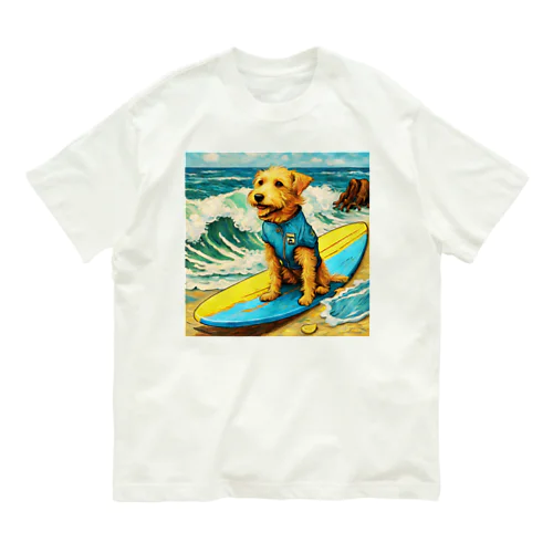 波乗りDog Organic Cotton T-Shirt