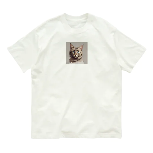 エレガントなネコ Organic Cotton T-Shirt