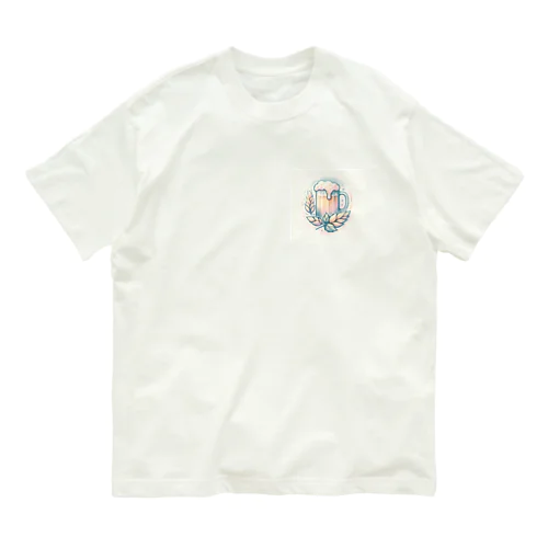 Good beer life ロゴ オーガニックコットンTシャツ