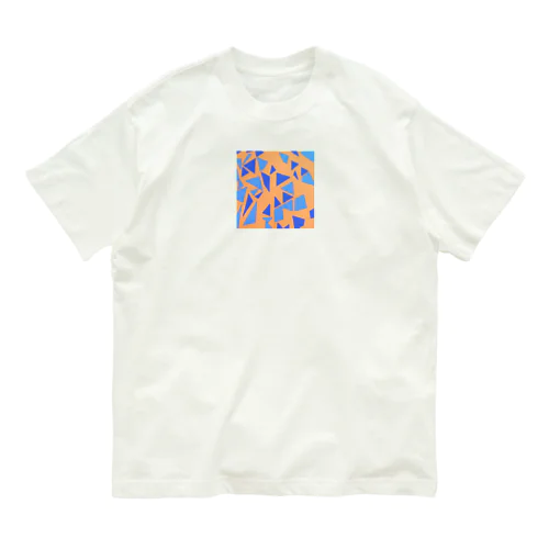 teal orange オーガニックコットンTシャツ