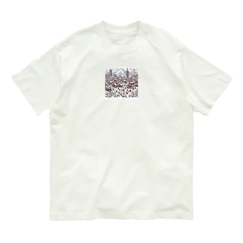 雪の花火 オーガニックコットンTシャツ