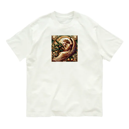 呑(どん)天使inクリスマス　アール・ヌーヴォー風vol.2 Organic Cotton T-Shirt