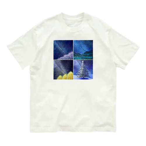 「四季と星」の4部作 Organic Cotton T-Shirt