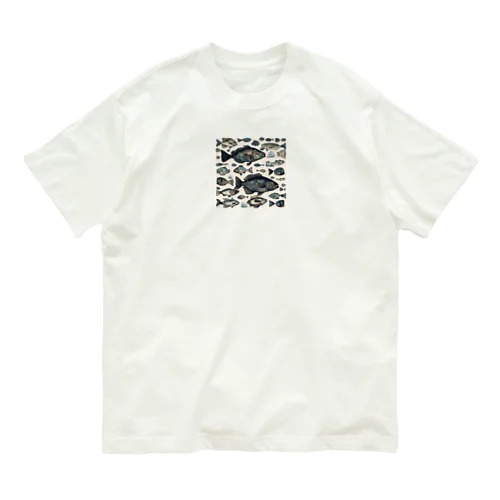 魚グッズ オーガニックコットンTシャツ