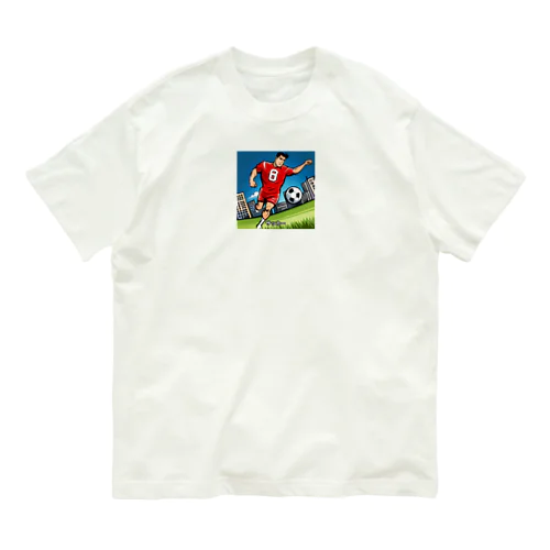 アニメ風 オーガニックコットンTシャツ