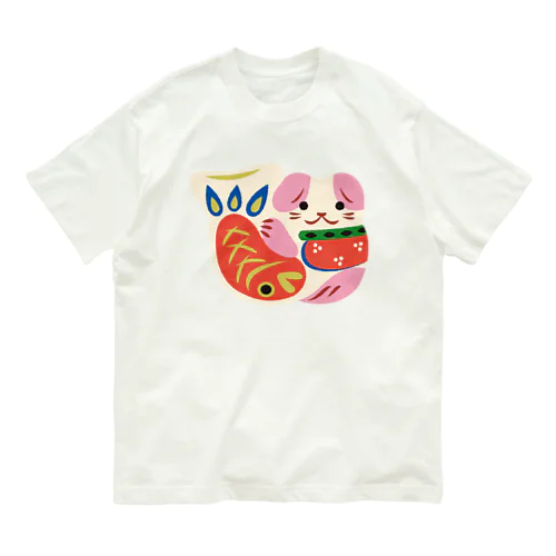 狆鯛 オーガニックコットンTシャツ