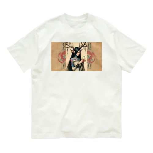 麗鹿（リールゥ） Organic Cotton T-Shirt